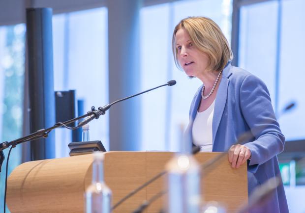 Alice Hill during the opening of the Planetary Security Conference