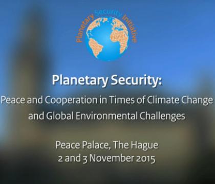 Planetary Security Conference 2015 - Overview 