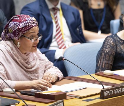 Understanding and Addressing Climate-Related Security Risks - Amina J. Mohammed