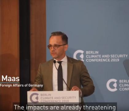 Berlin Climate and Security Conference 2019