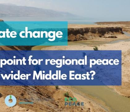 Climate change: Entry point for regional peace in the wider Middle East?
