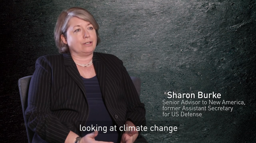 US Defense & climate security an Interview with Sharon Burke