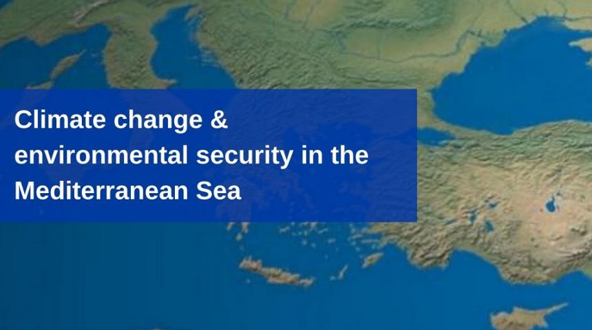 Climate Change & Environmental Security in the Mediterranean Sea webinar by The Konrad-Adenauer-Stiftung